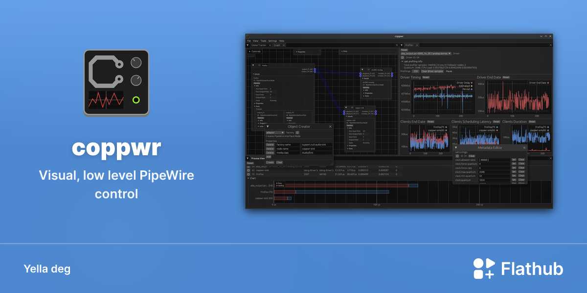 Asebded n coppwr ɣef Linux | Flathub