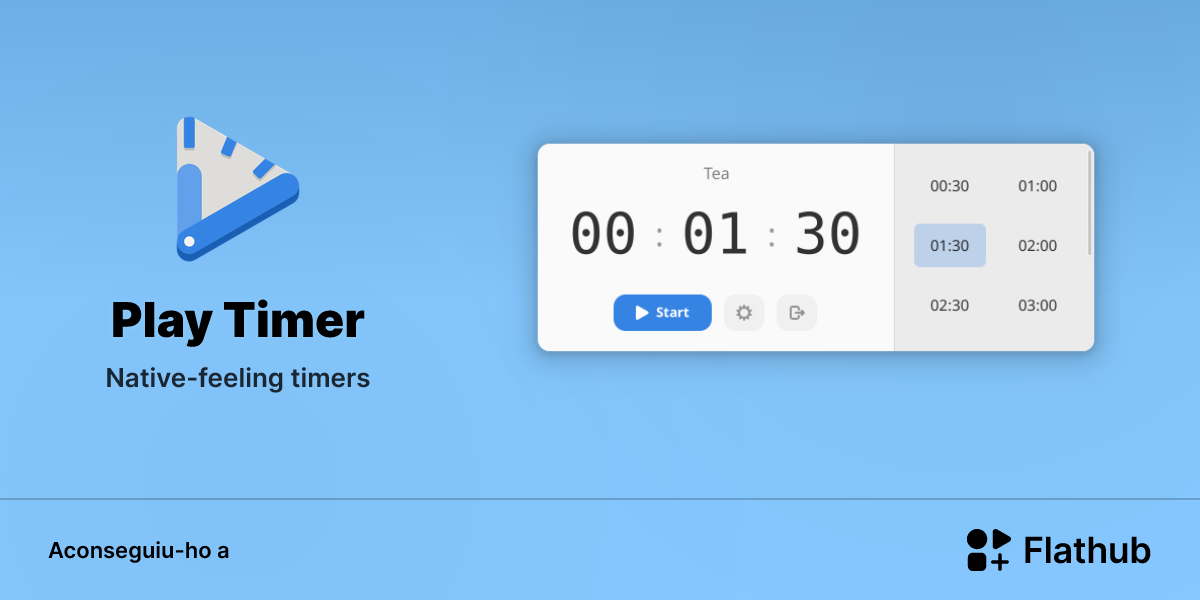 Instal·leu Play Timer a Linux | Flathub
