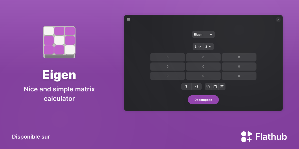 Installer Eigen sur Linux | Flathub