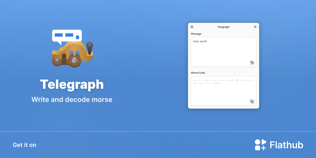 Install Telegraph on Linux | Flathub