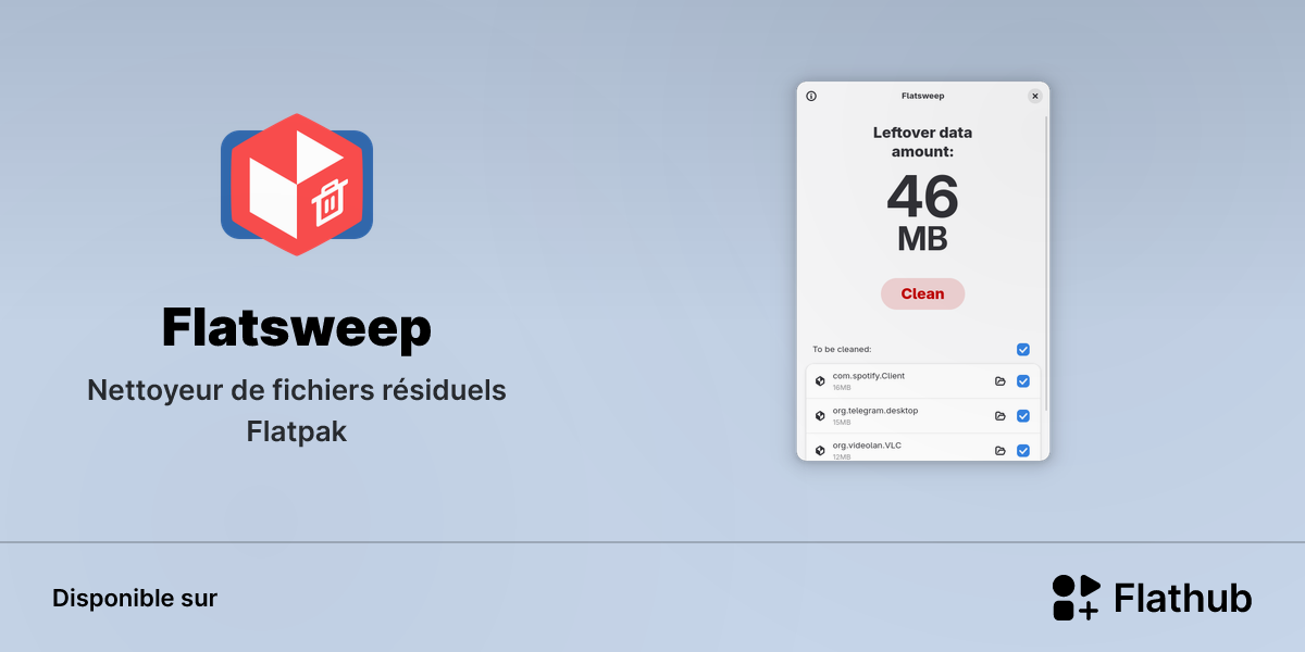 Installer Flatsweep sur Linux | Flathub