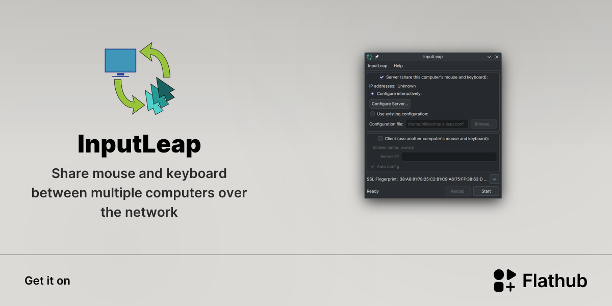 Install InputLeap on Linux | Flathub