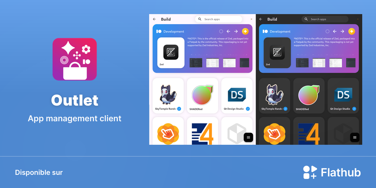 Installer Outlet sur Linux | Flathub