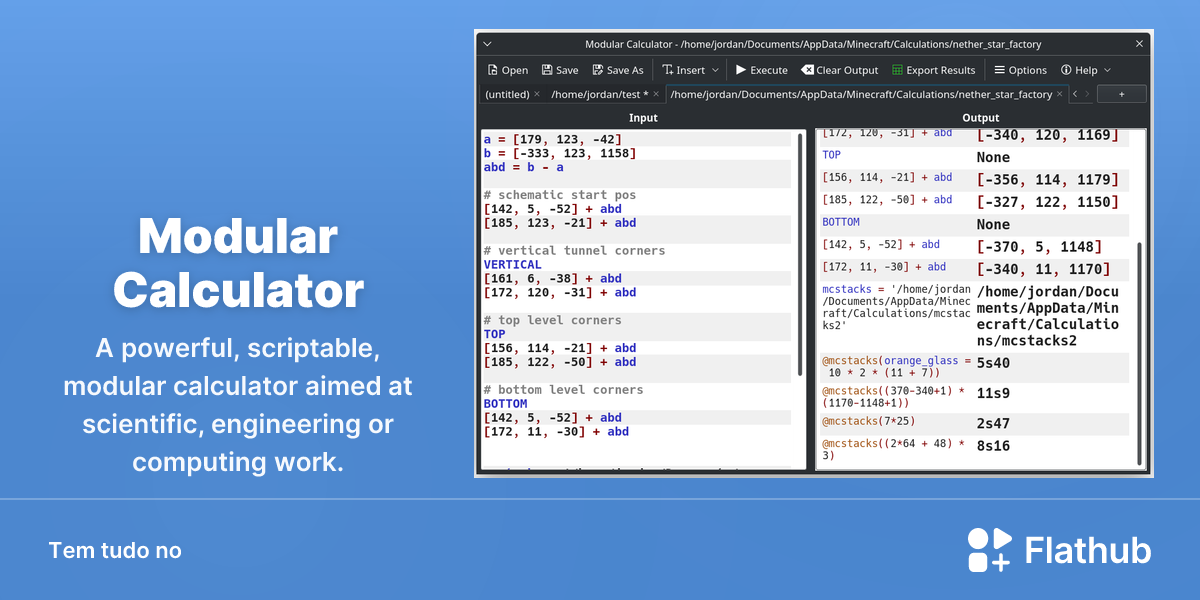 Instalar Modular Calculator no Linux | Flathub