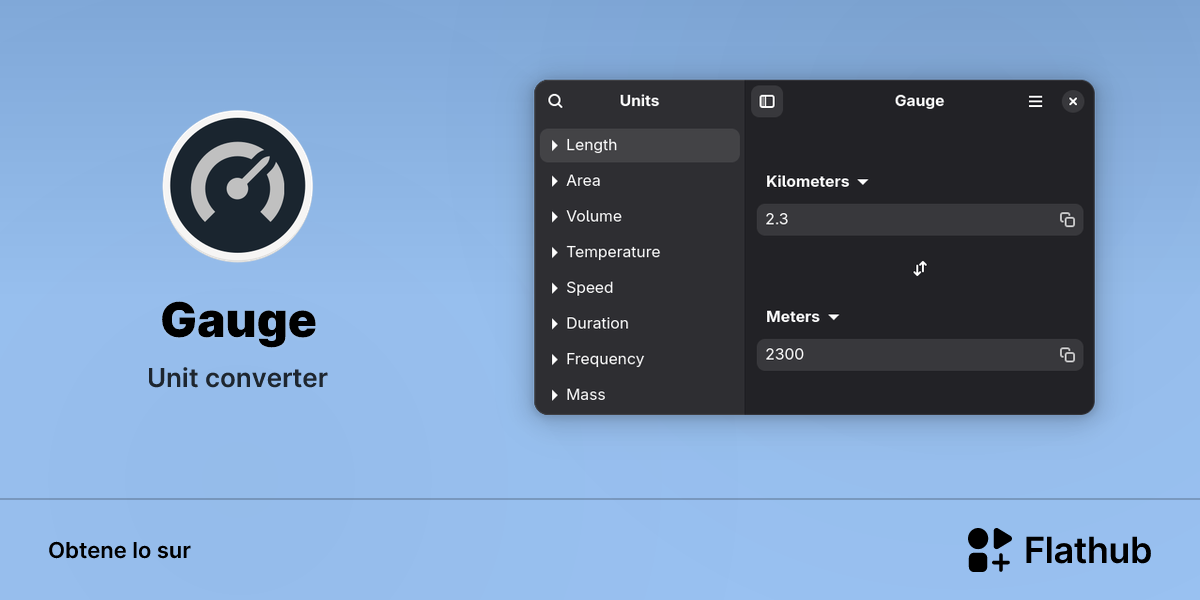 Installar Gauge sur Linux | Flathub