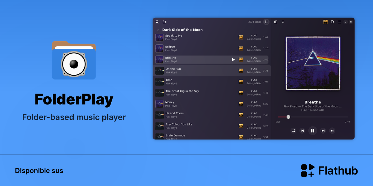 Installar FolderPlay sus Linux | Flathub