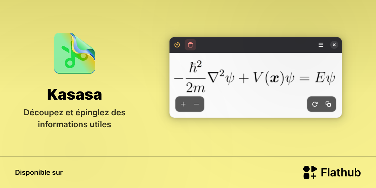 Installer Kasasa sur Linux | Flathub