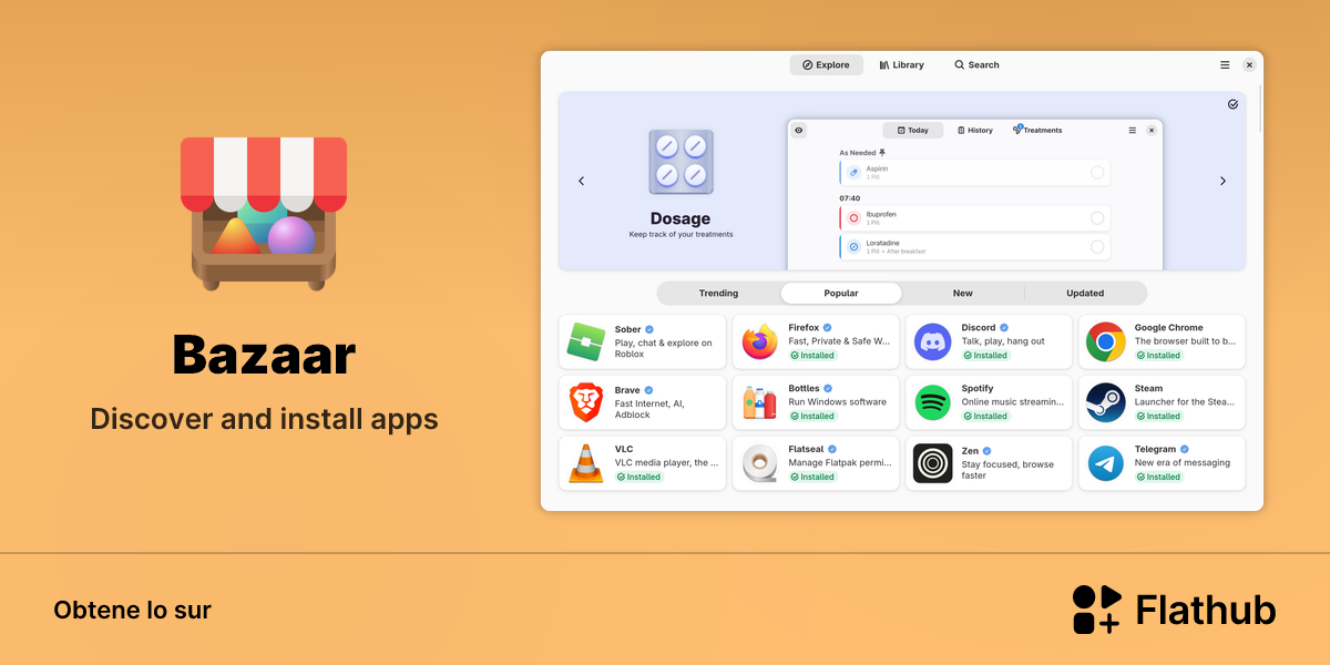 Installar Bazaar sur Linux | Flathub