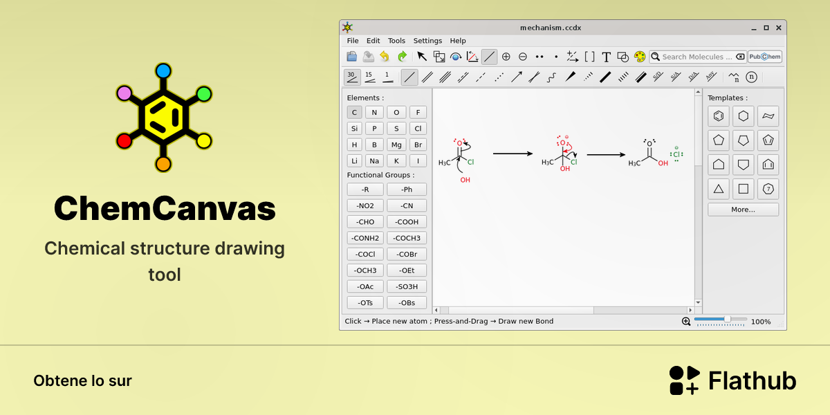 Installar ChemCanvas sur Linux | Flathub