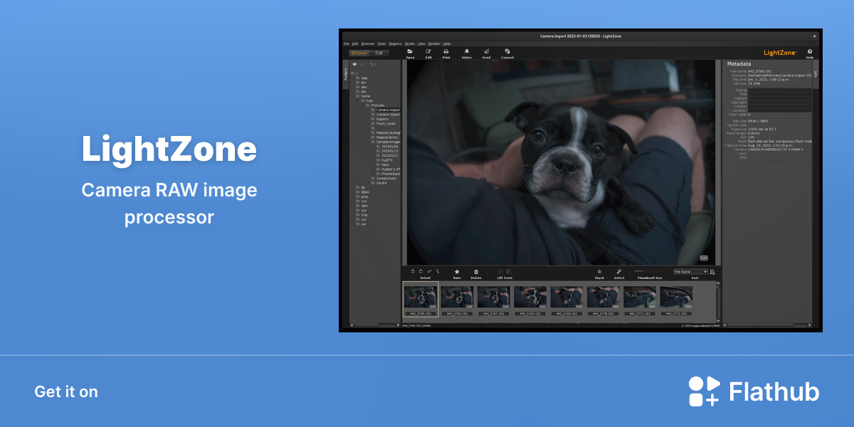 Install LightZone on Linux | Flathub