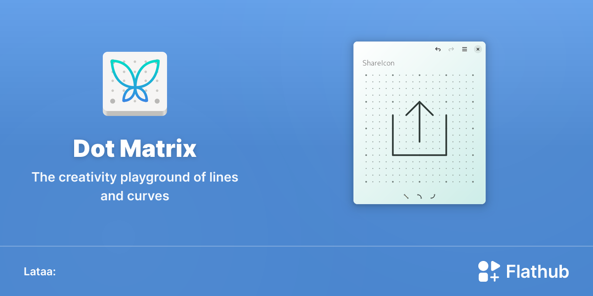 Asenna Dot Matrix Linuxiin | Flathub