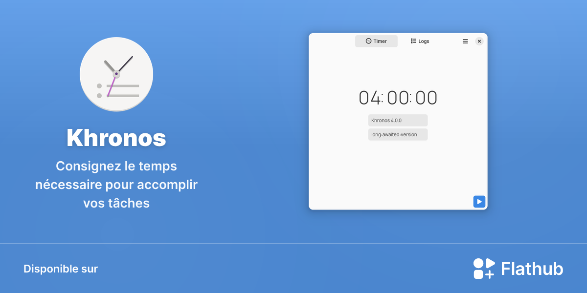 Installer Khronos sur Linux | Flathub