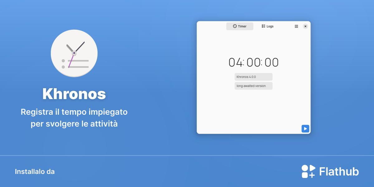 Installa Khronos su Linux | Flathub