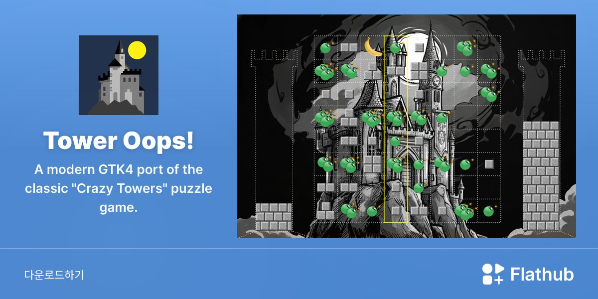 Install Tower Oops! on Linux | Flathub