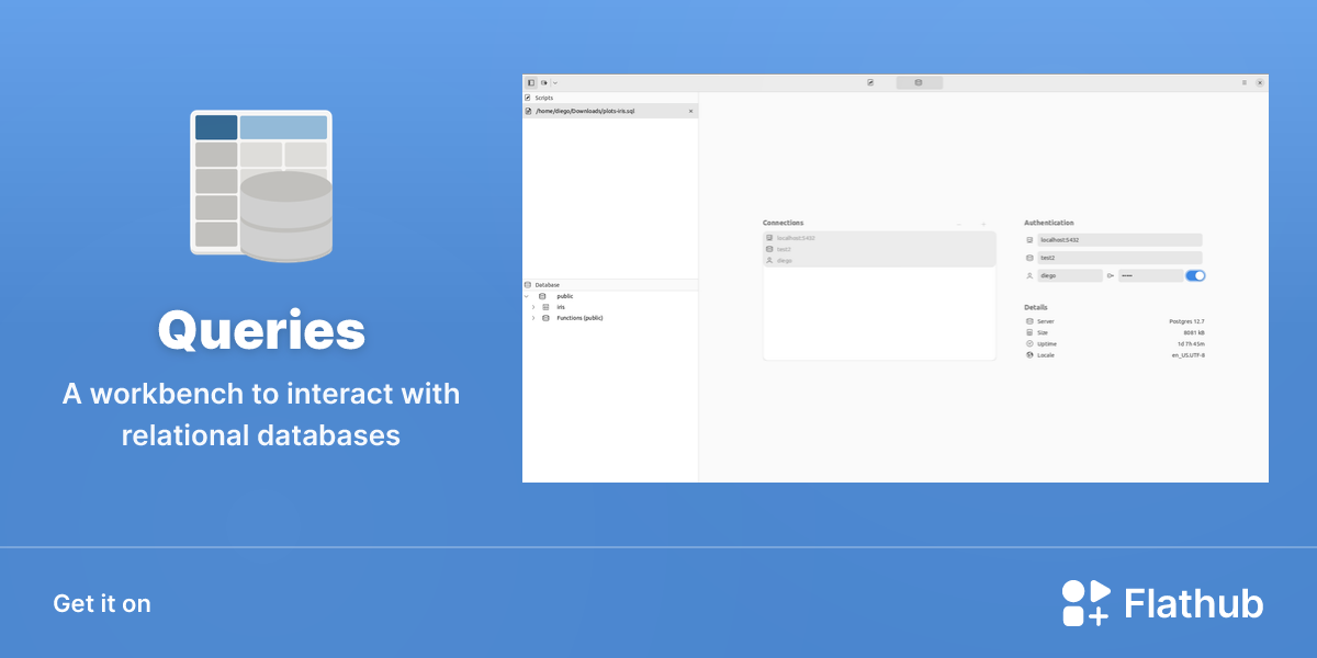 Install Queries on Linux | Flathub