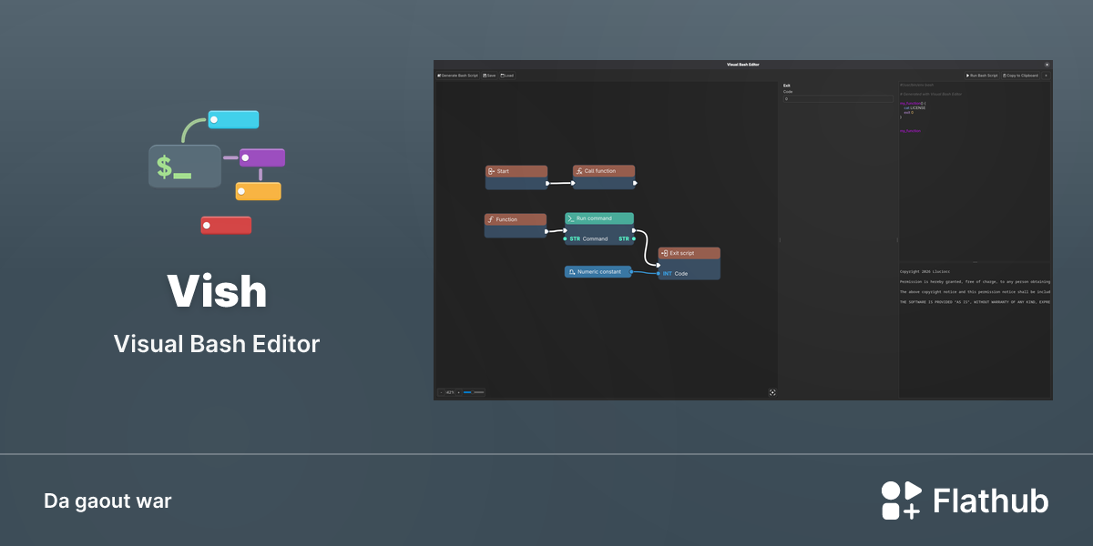 Staliañ Vish war Linux | Flathub