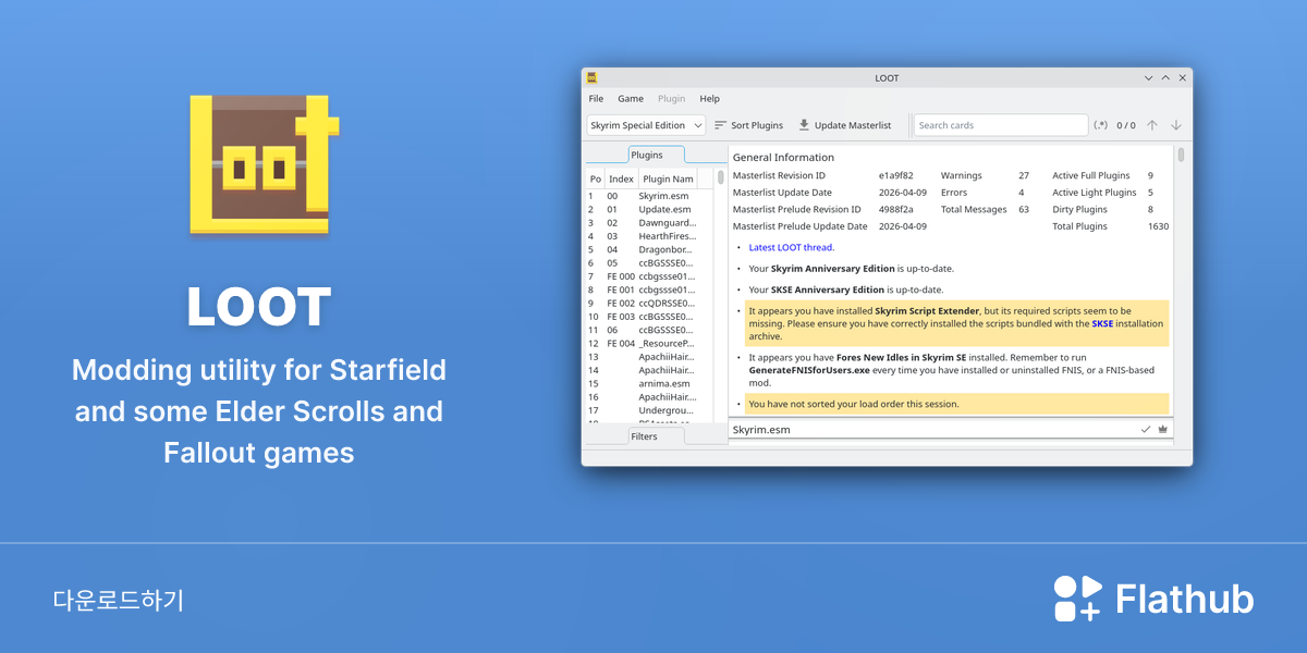 Install LOOT on Linux | Flathub