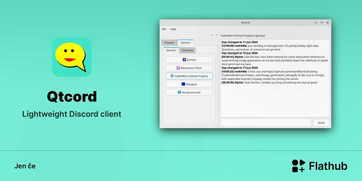 Instali Qtcord sur Linux | Flathub
