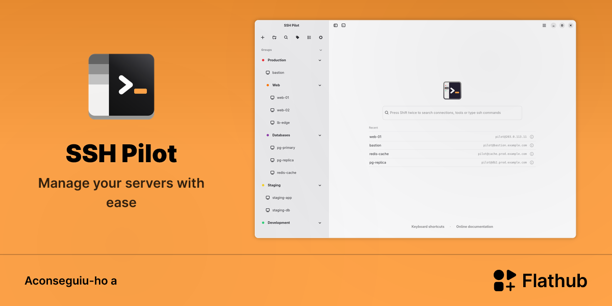Instal·leu SSH Pilot a Linux | Flathub