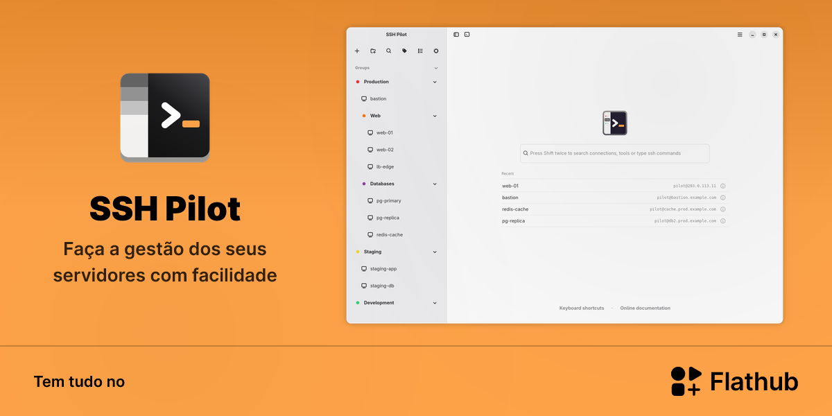 Instalar SSH Pilot no Linux | Flathub