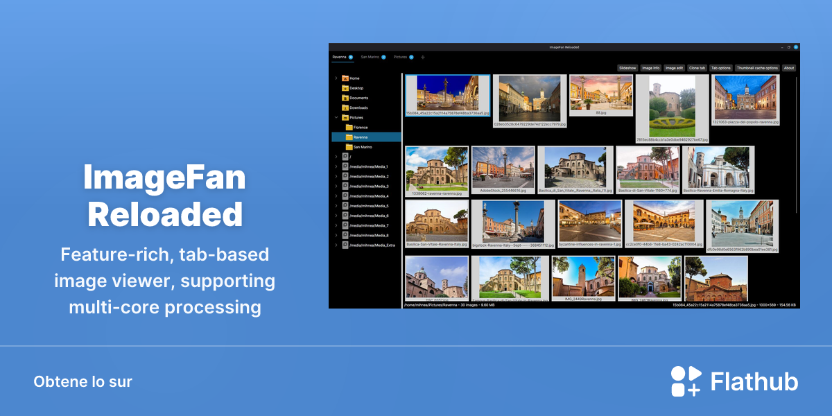 Installar ImageFan Reloaded sur Linux | Flathub