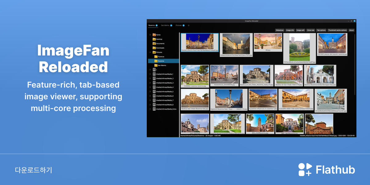 Install ImageFan Reloaded on Linux | Flathub