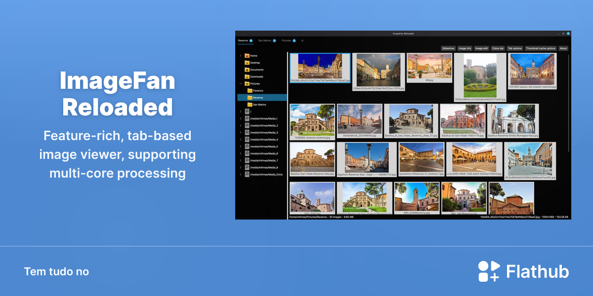 Instalar ImageFan Reloaded no Linux | Flathub