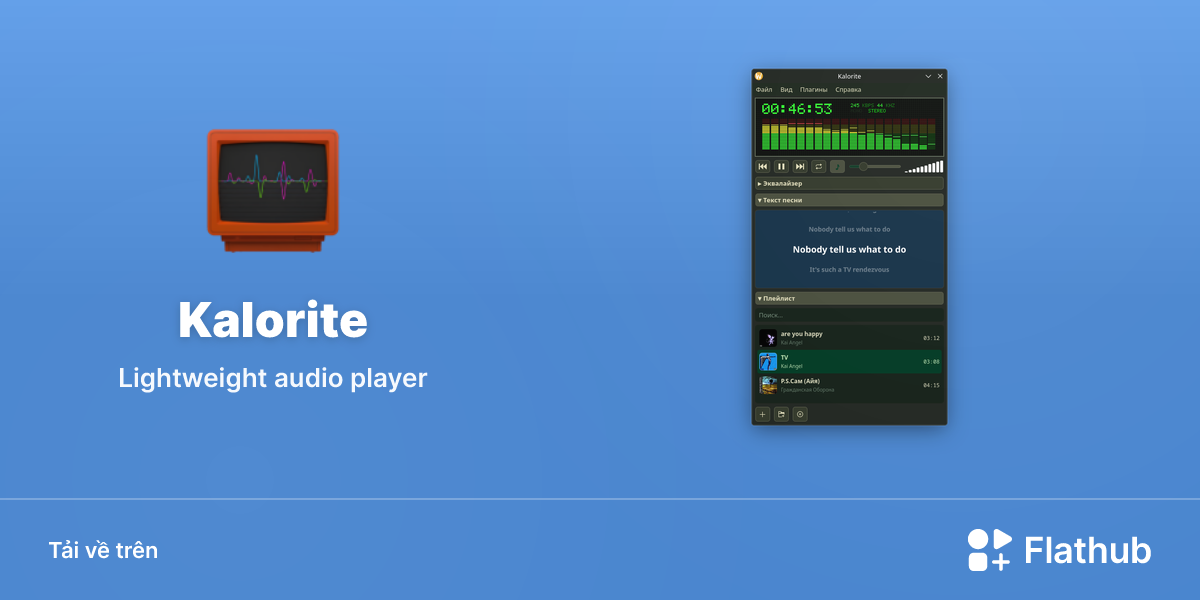 Cài đặt Kalorite trên Linux | Flathub