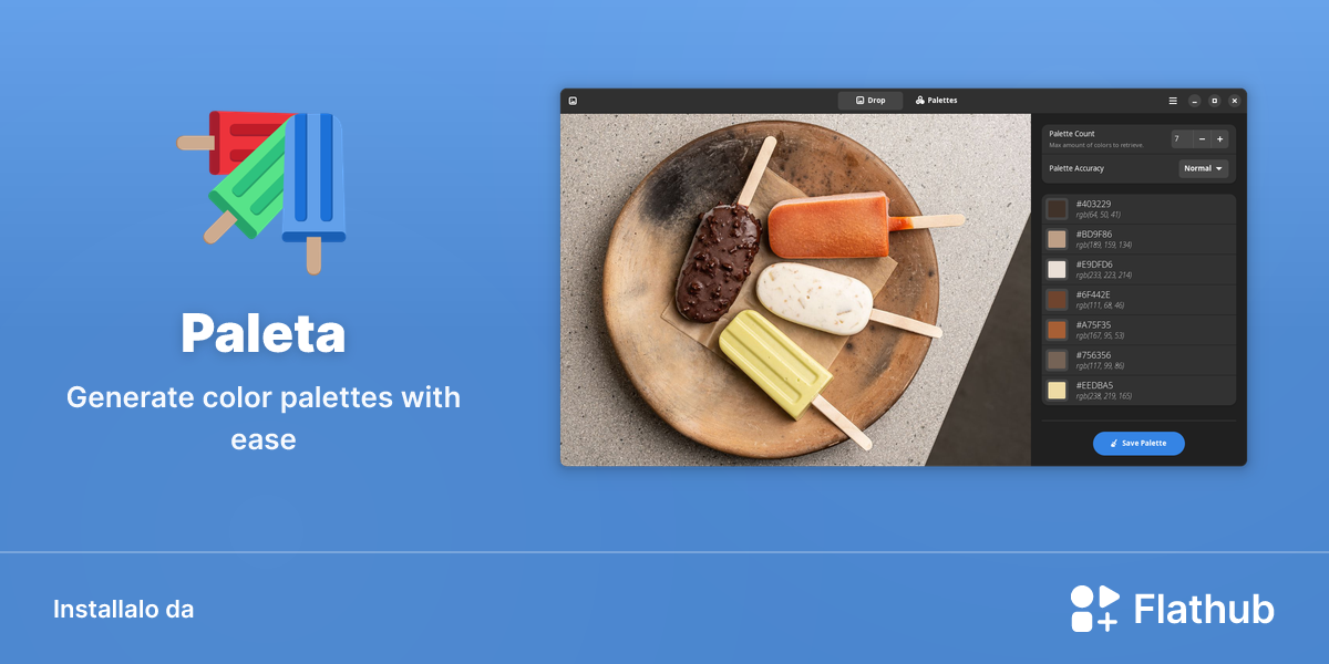 Installa Paleta su Linux | Flathub
