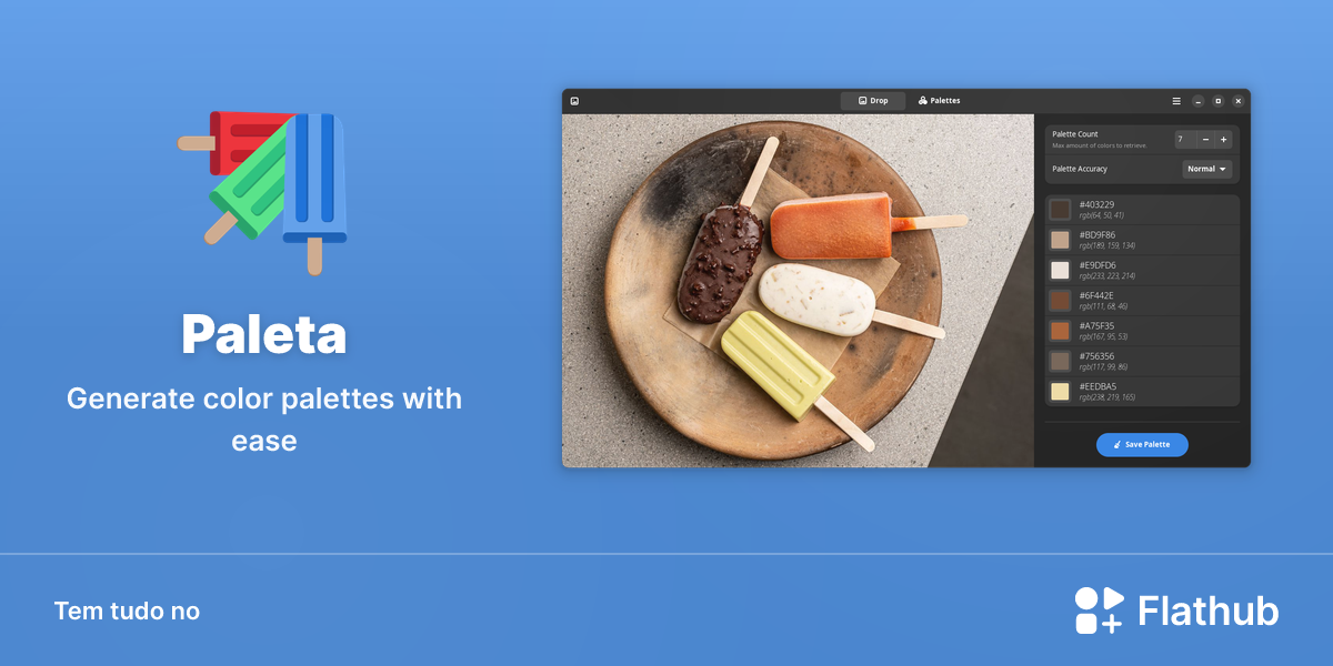 Instalar Paleta no Linux | Flathub