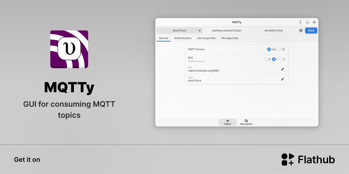 Install MQTTy on Linux | Flathub