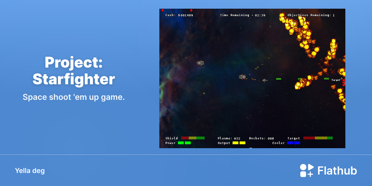 Asebded n Project: Starfighter ɣef Linux | Flathub