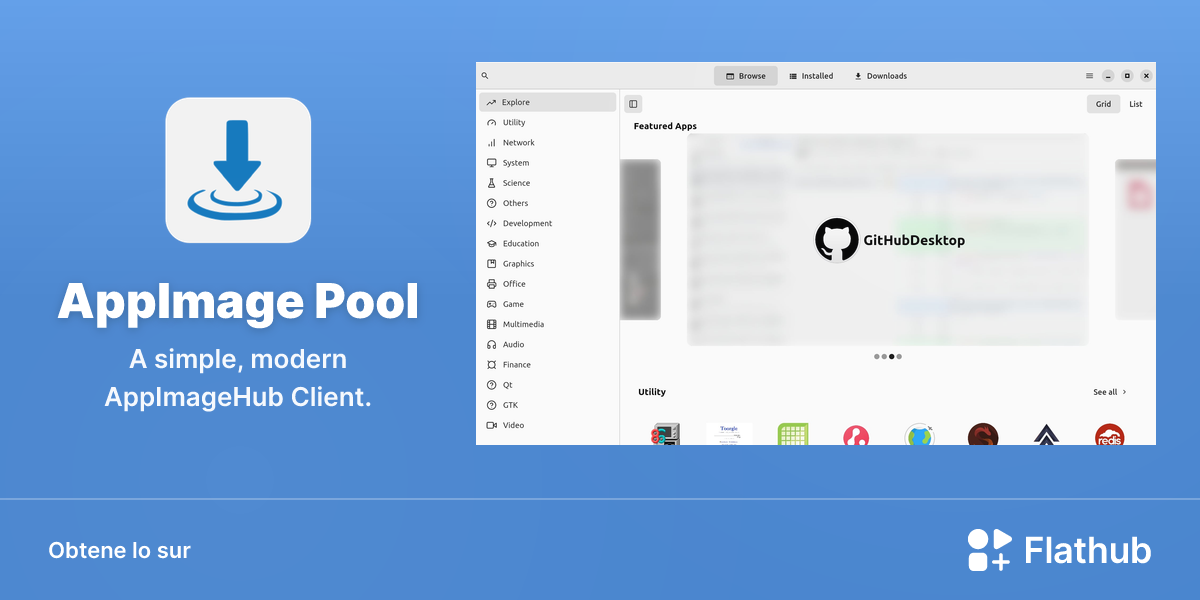 Installar AppImage Pool sur Linux | Flathub