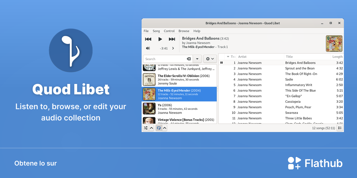 Installar Quod Libet sur Linux | Flathub