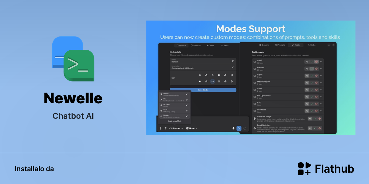 Installa Newelle su Linux | Flathub