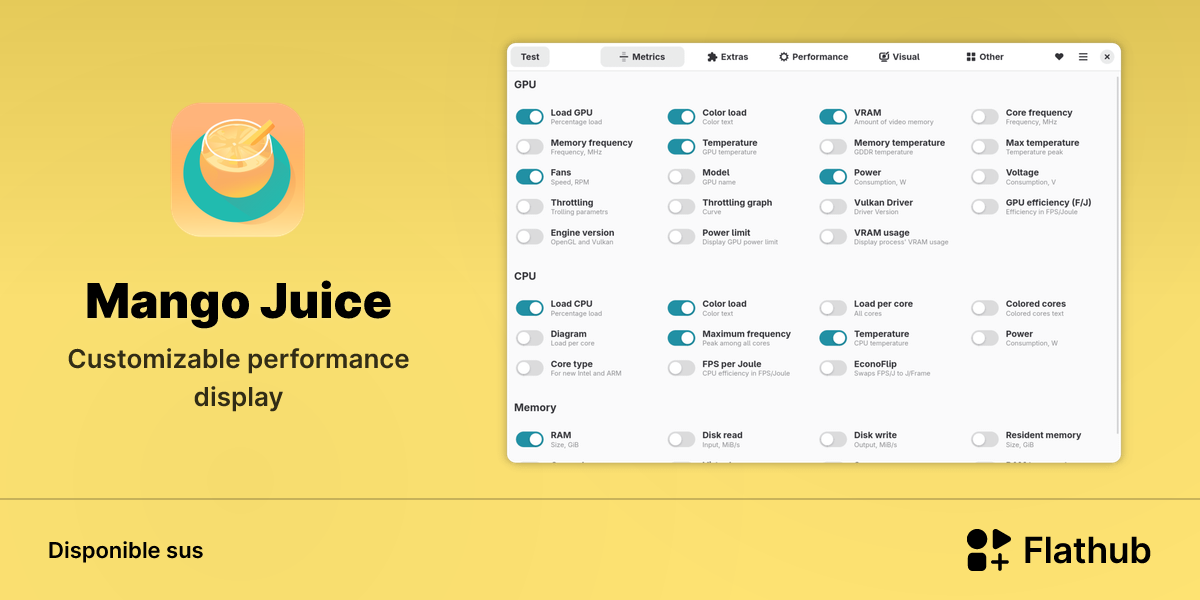 Installar Mango Juice sus Linux | Flathub
