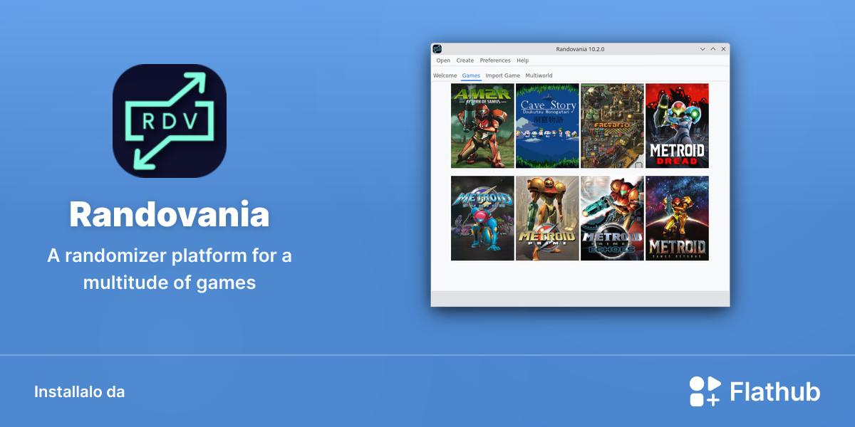 Installa Randovania su Linux | Flathub