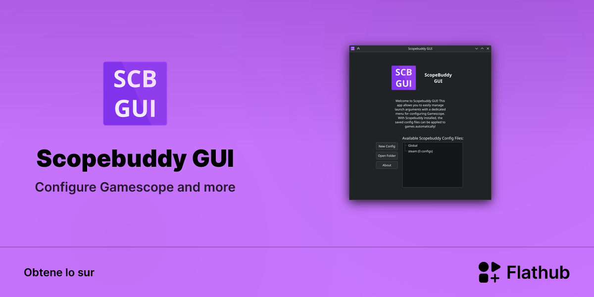 Installar Scopebuddy GUI sur Linux | Flathub