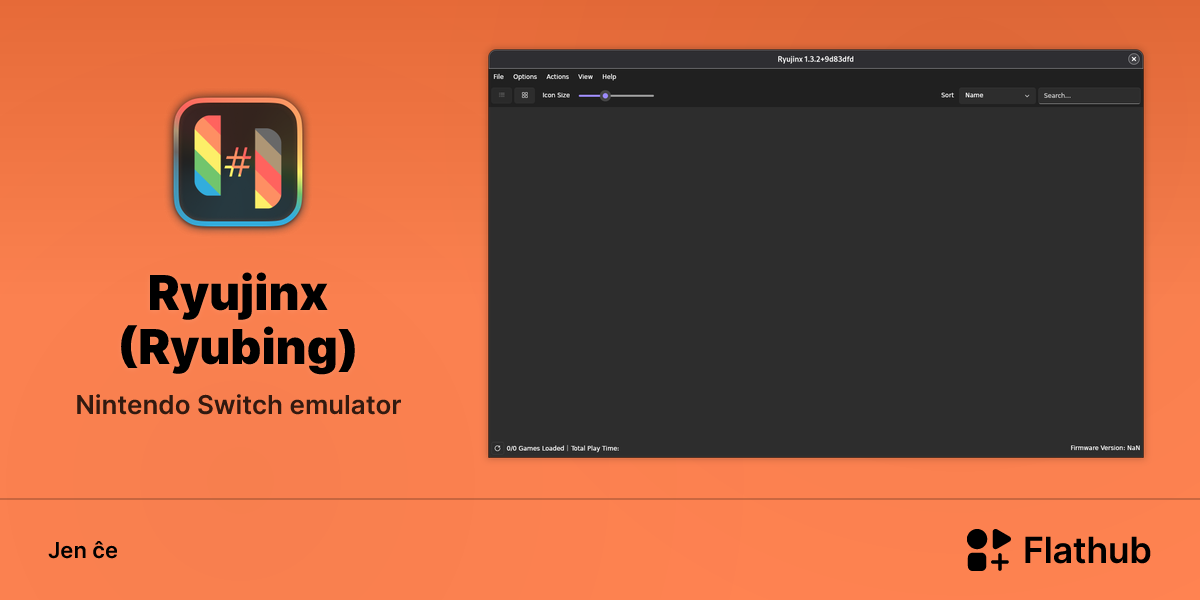 Instali Ryujinx (Ryubing) sur Linux | Flathub