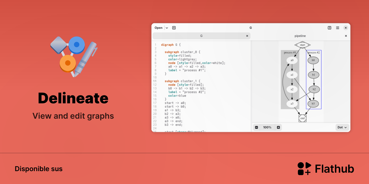 Installar Delineate sus Linux | Flathub