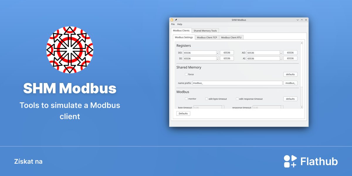 Nainstalovat aplikaci SHM Modbus na Linux | Flathub