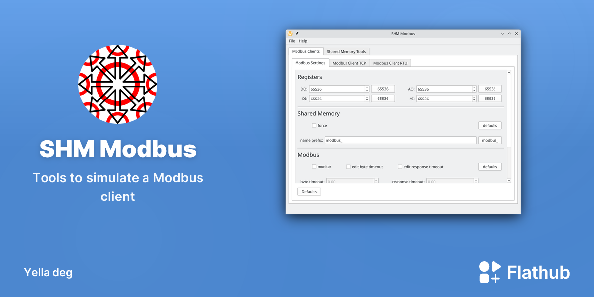Asebded n shm modbus ef linux flathub