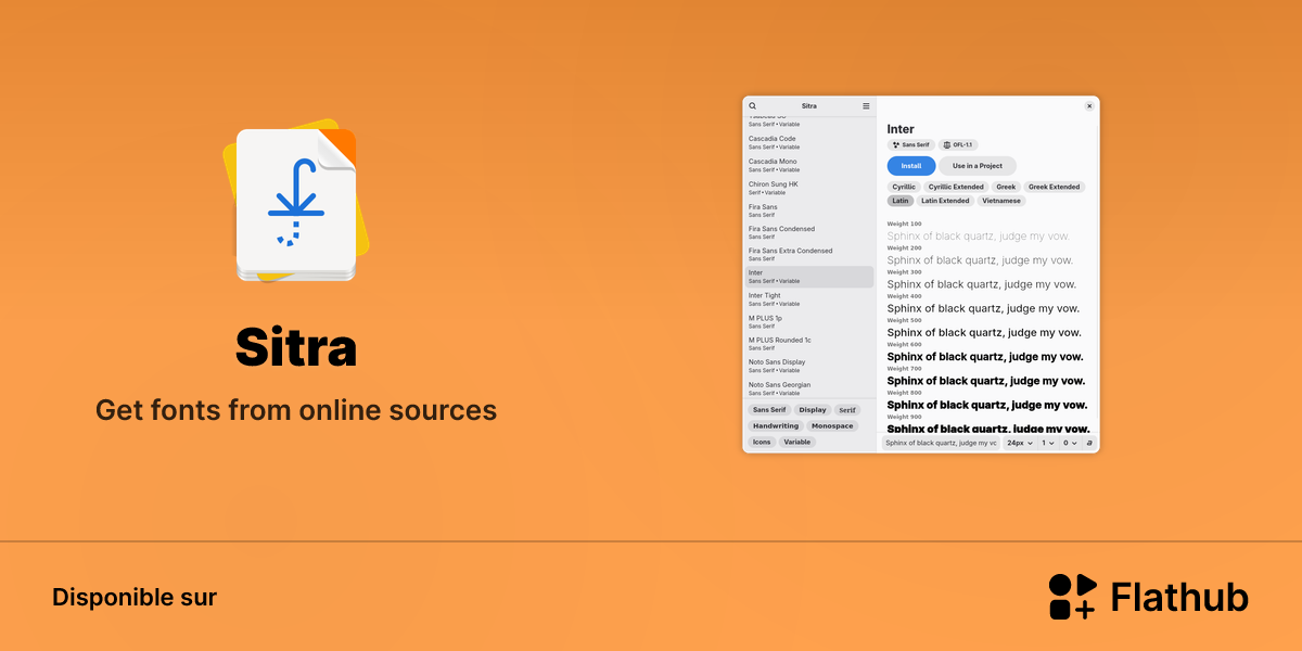 Installer Sitra sur Linux | Flathub