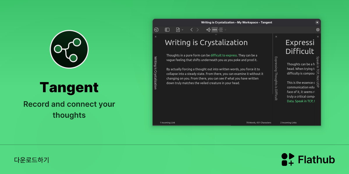 Install Tangent on Linux | Flathub