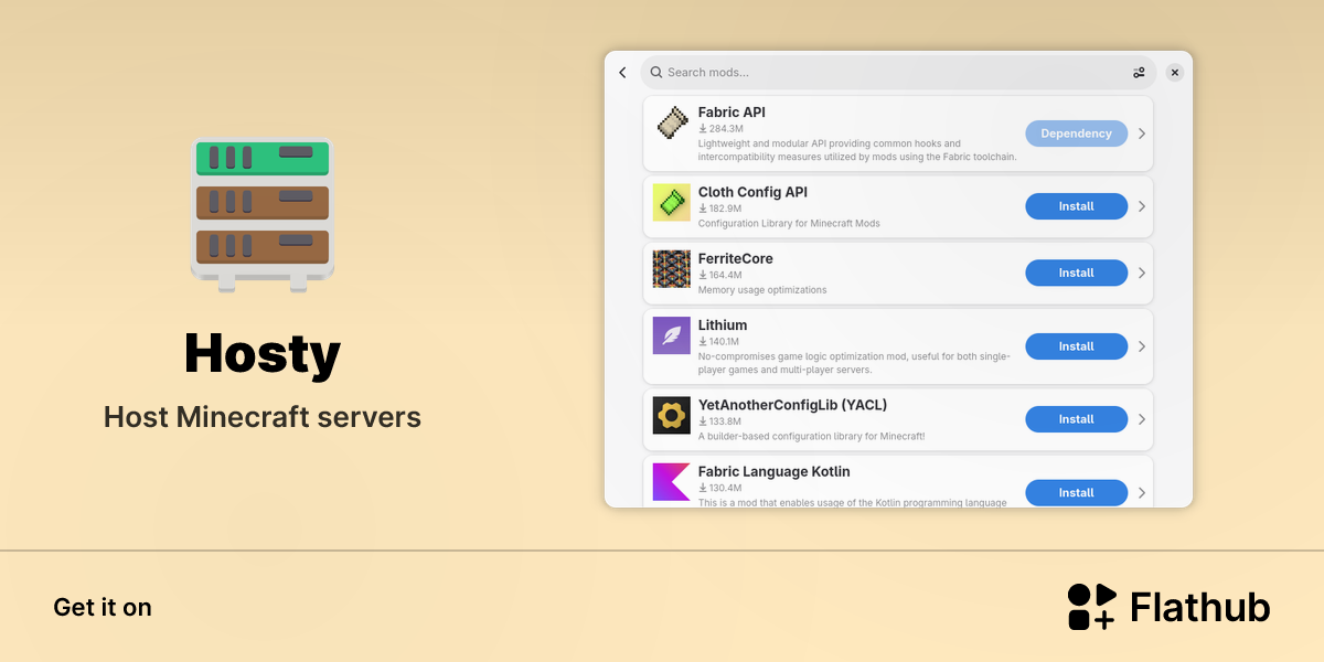 Install Hosty on Linux | Flathub