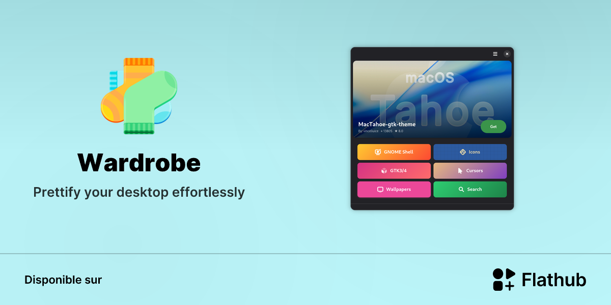 Installer Wardrobe sur Linux | Flathub