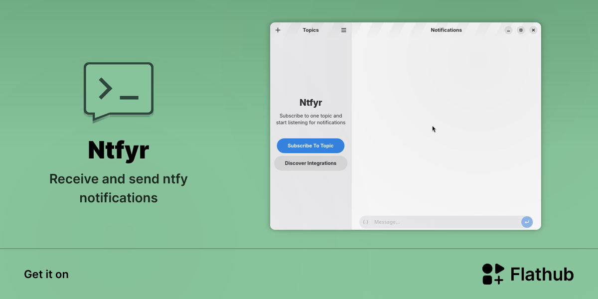 Install Ntfyr on Linux | Flathub