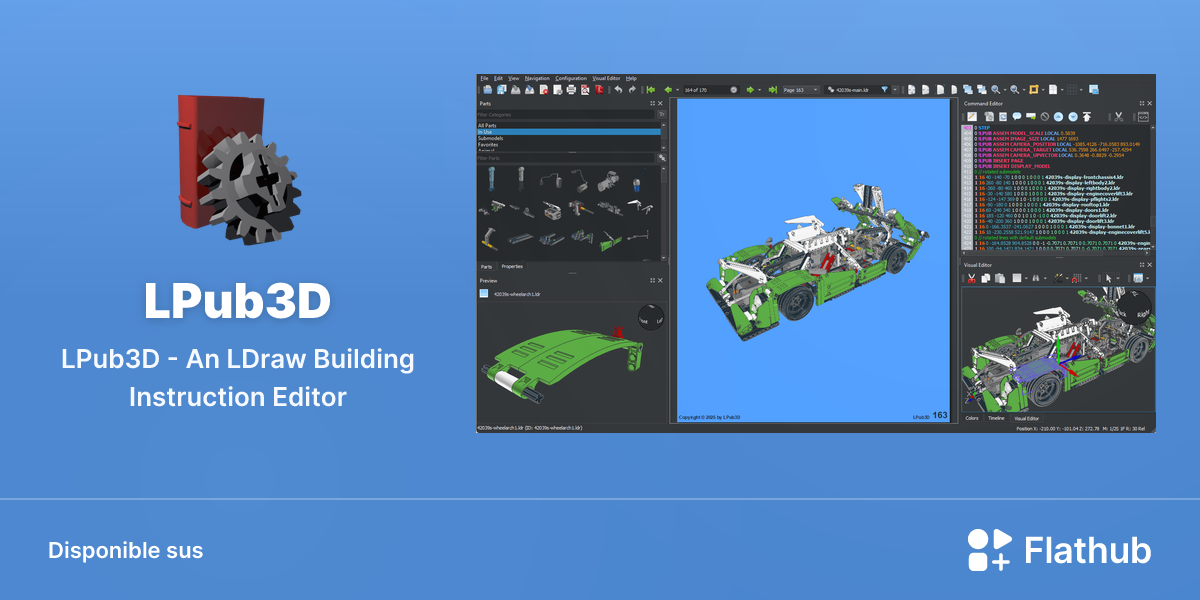 Installar LPub3D sus Linux | Flathub