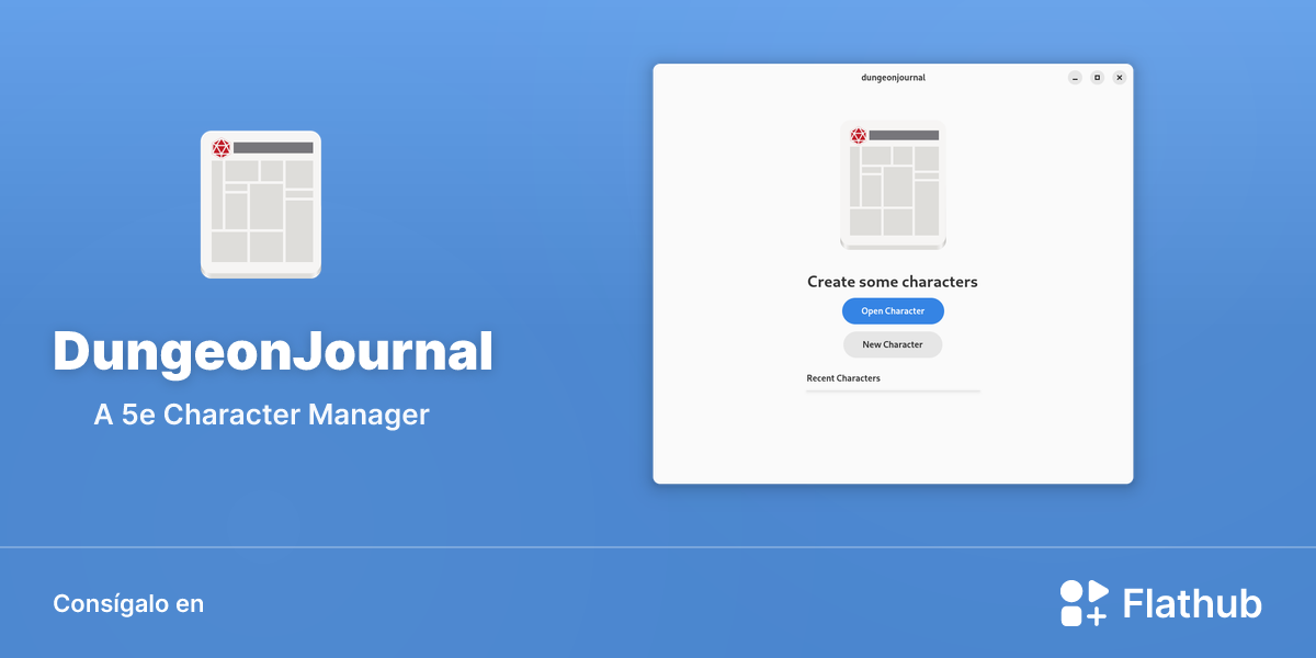 Instalar DungeonJournal en Linux | Flathub