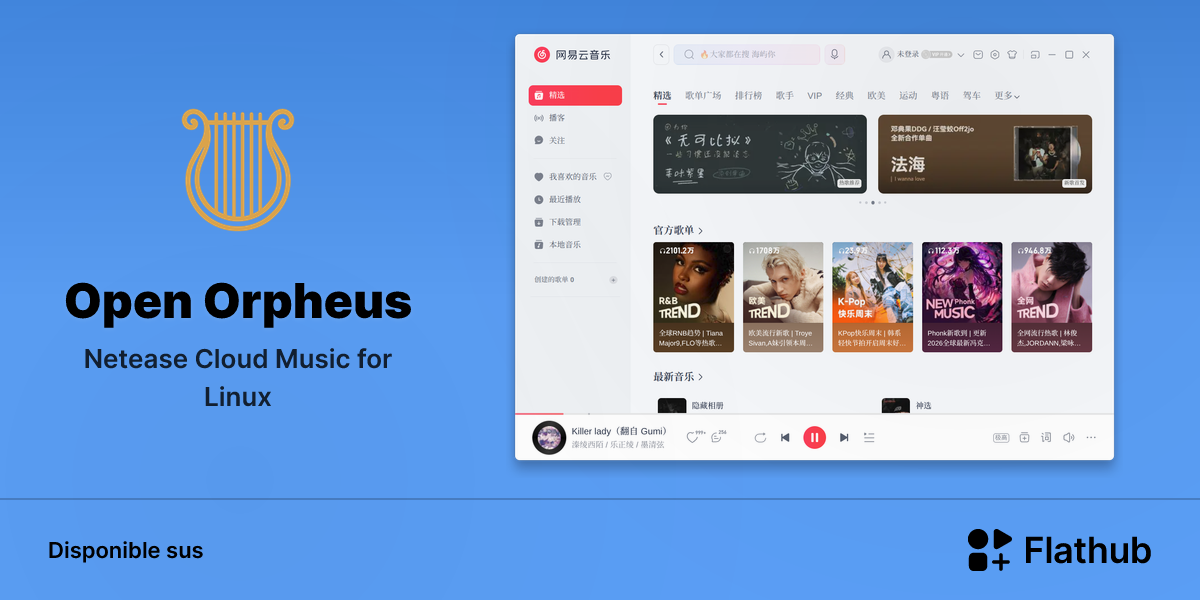 Installar Open Orpheus sus Linux | Flathub